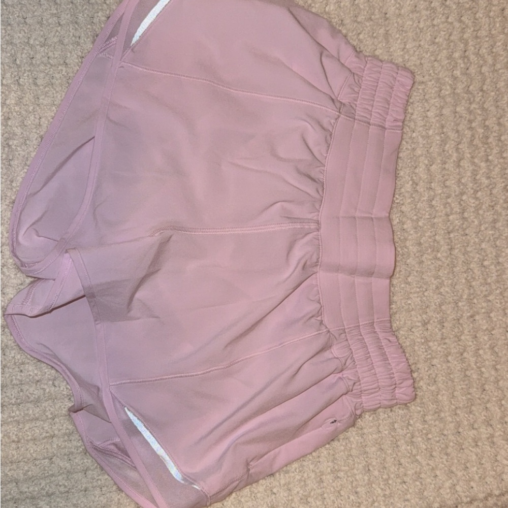 Lululemon Athletica Light Pink Athletic Shorts